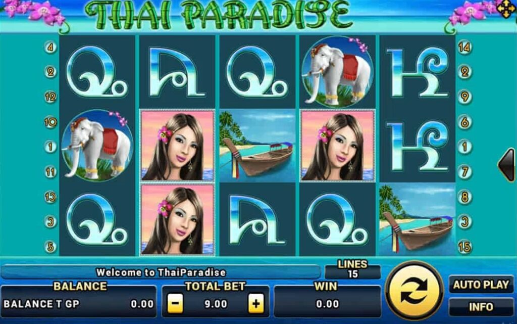 รูปแบบแจ็คพ็อตเกม Thai Paradise : ไทย พาราไดซ์ 