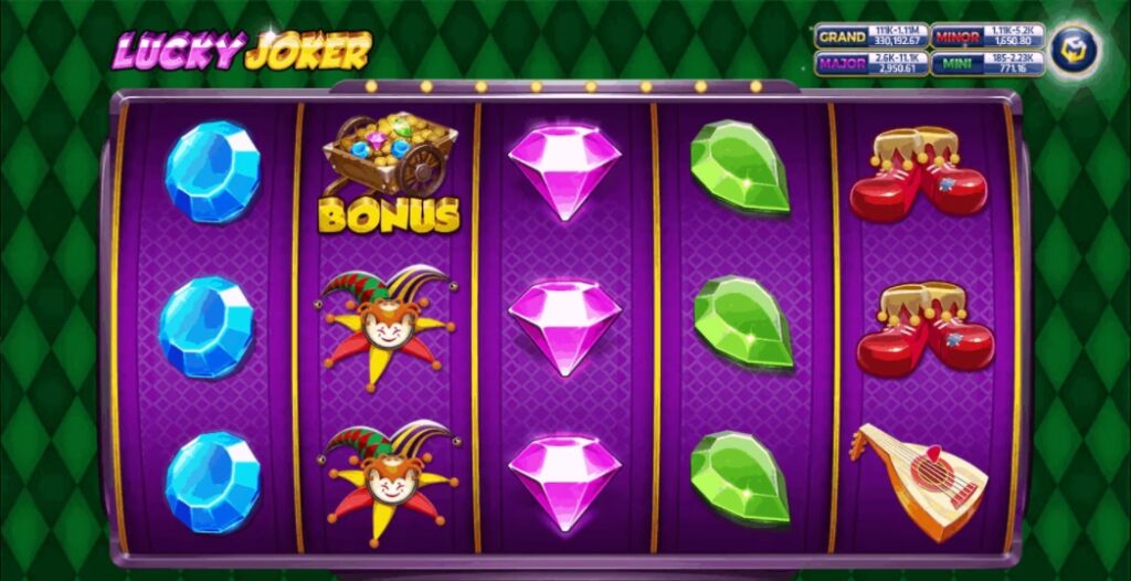 รูปแบบจ็คพ็อตเกม Lucky Joker  : ลัคกี้ โจ๊กเกอร์ 