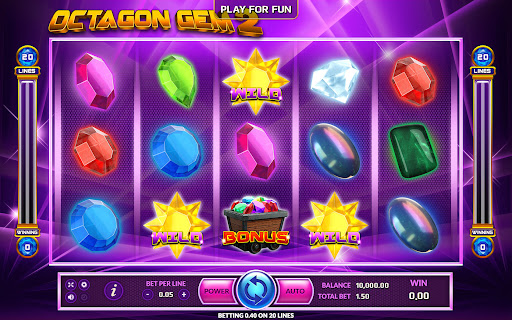 รูปแบบจ็คพ็อตเกม Octagon Gem 2   : อ๊อคทาก้อน เจม 2