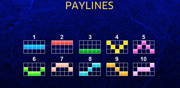 PAY LINES ในเกม จัส จีเวล ดีลักซ์