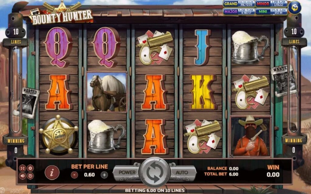 รูปแบบแจ็คพ็อตเกม Bounty Hunter : เบาตี้ ฮันเตอร์