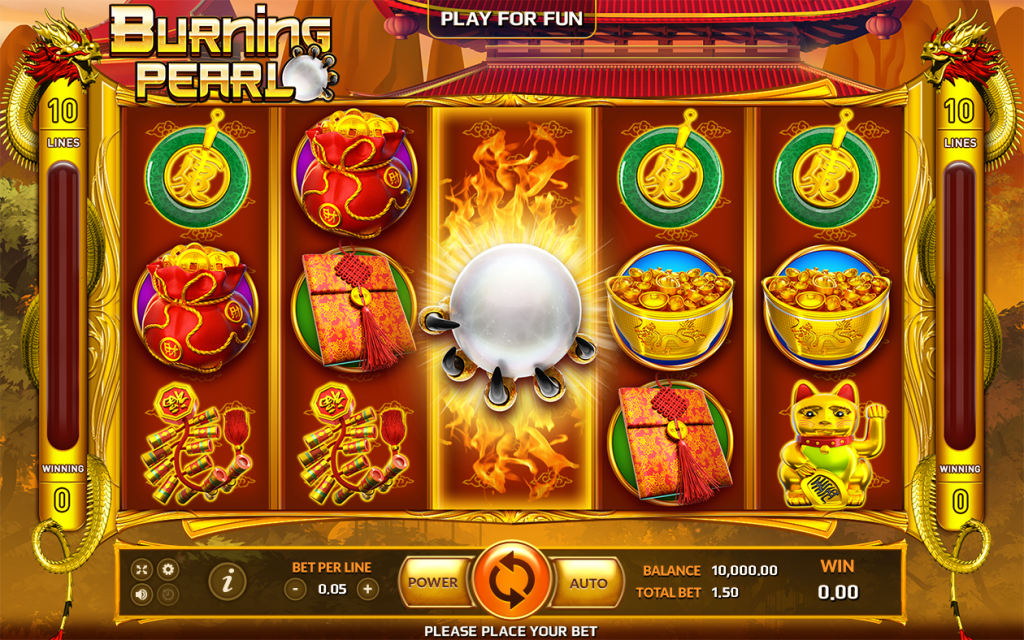 รูปแบบแจ็คพ็อตเกม Burning Pearl : เบิร์นนิ่ง เพรียล