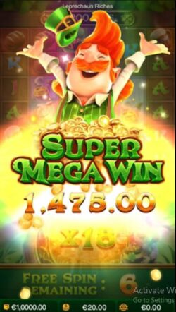 ฟีเจอร์พิเศษของเกมพีจีสล็อต LEPRECHAUN RICHES