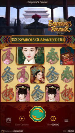 กฎกติกาเล่น PG SLOT EMPEROR'S FAVOUR