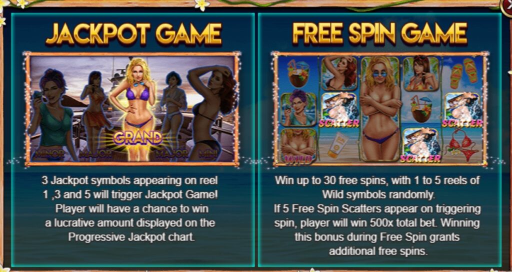 Sexy Beach Party ฟีเจอร์พิเศษของเกม LIVE22 Fiery Lady สล็อต xo ออโต้