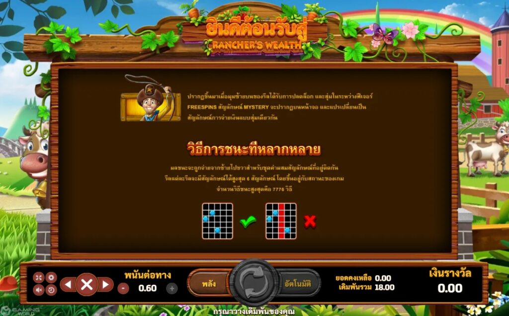 Rancher's Wealth SLOTXO slotfun โปรโมชั่น