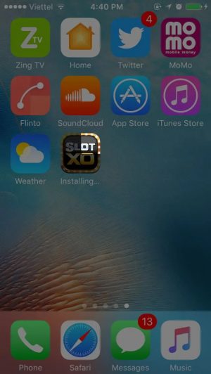ขั้นตอนที่ 2 วิธีติดตั้ง โหลดSLOTXO บน iOS